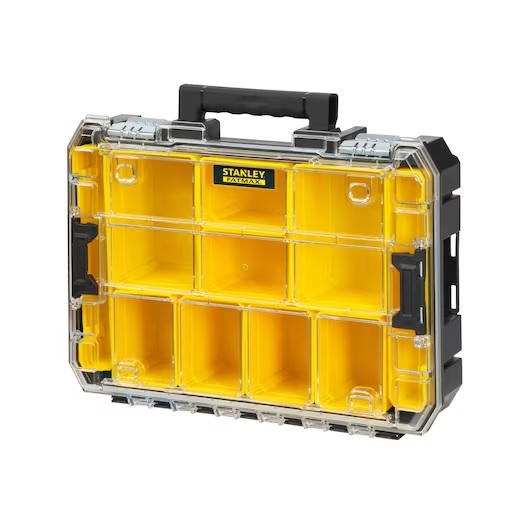 Cassetta organizer pro-stack fatmax stanley 44x33,7x11,9 cm - Stanley -  Carrelli da lavoro, contenitori e cassettiere da lavoro professionali