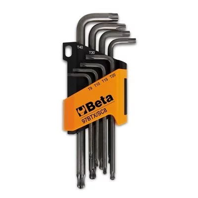 Serie di 8 chiavi torx art.97btx/sc8 - Beta - Chiavi, bussole e giraviti  professionali